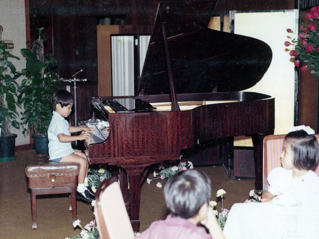 ４歳のピアノ発表会